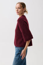 Load image into Gallery viewer, Nadya Boxy Polo Sweater
