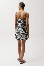 Load image into Gallery viewer, Misa Silk Blend Mini Dress
