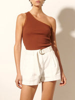 Load image into Gallery viewer, Pippa Cream Denim Short
