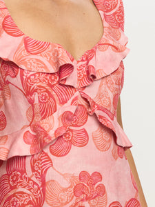 Riviera Ruffle Mini Dress