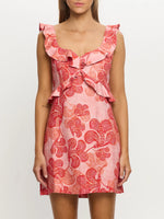 Load image into Gallery viewer, Riviera Ruffle Mini Dress
