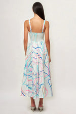 Load image into Gallery viewer, Outside The Lines Midi Dress
