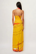 Load image into Gallery viewer, High Neck Maxi Dress
