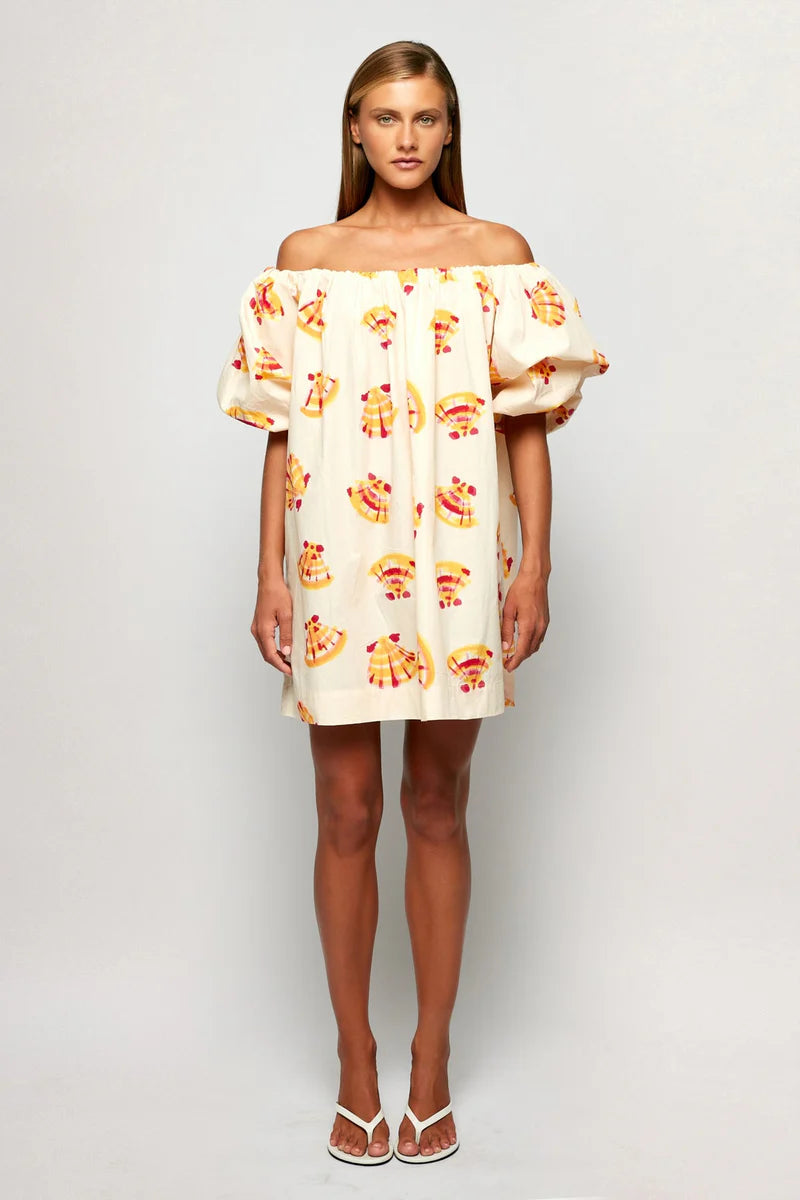 Billow Sleeve Mini Dress