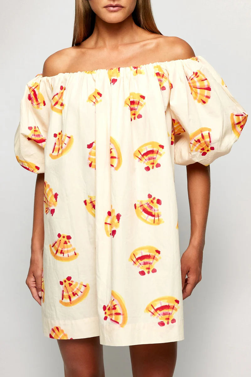 Billow Sleeve Mini Dress