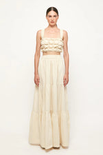 Load image into Gallery viewer, Porcelain Tiered Maxi Skirt
