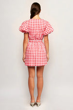 Load image into Gallery viewer, Cottage Puff Sleeve Mini Dress
