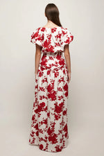 Load image into Gallery viewer, High Waisted Red Veil Skirt
