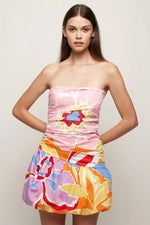 Load image into Gallery viewer, Balloon Strapless Mini Dress
