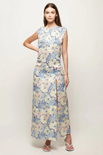 Load image into Gallery viewer, Cap Sleeve Satin Midi Dress
