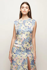 Load image into Gallery viewer, Cap Sleeve Satin Midi Dress
