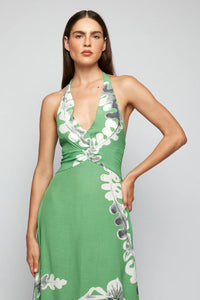 Mint Blossom Maxi Dress