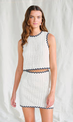 Load image into Gallery viewer, Linear Cut Samia Top
