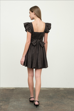 Load image into Gallery viewer, Dark Brown Mini Dress
