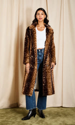 Load image into Gallery viewer, Svea Faux Fur Coat
