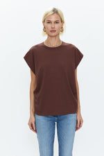 Load image into Gallery viewer, Chocolate Trina Muscle Tee
