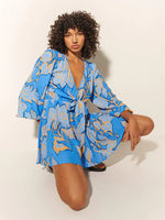 Load image into Gallery viewer, Taniana Tie Front Mini Dress
