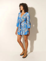 Load image into Gallery viewer, Taniana Tie Front Mini Dress
