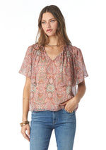 Load image into Gallery viewer, Medallion Paisley Top
