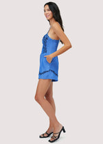 Load image into Gallery viewer, Riviera Blue Romper
