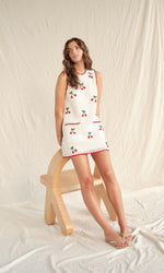 Load image into Gallery viewer, Wynn Cherry Mini Dress
