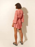 Load image into Gallery viewer, Zahara Tie Mini Dress
