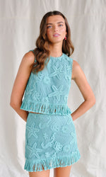 Load image into Gallery viewer, Netting Samia Mini Skirt
