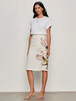 Load image into Gallery viewer, Spring Fleur Pencil Skirt
