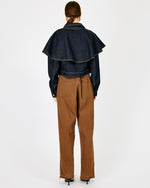 Load image into Gallery viewer, Indigo Roxie Cape Jacket
