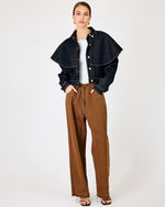 Load image into Gallery viewer, Indigo Roxie Cape Jacket
