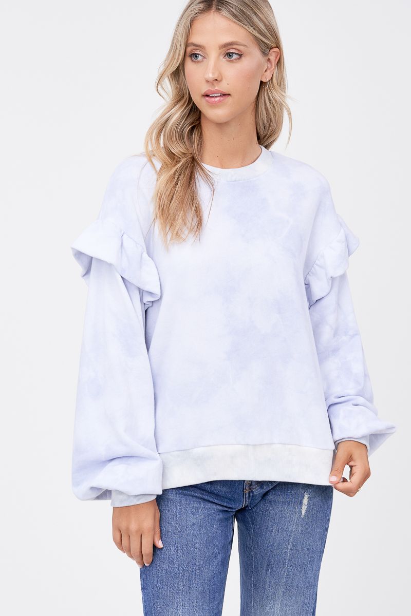 French Terry Tie Dye Top