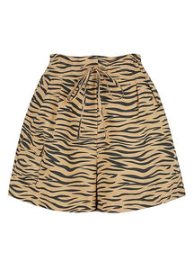 Drawstring Tiger Shorts
