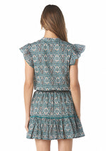 Load image into Gallery viewer, Stitched Geo Ezra Dress
