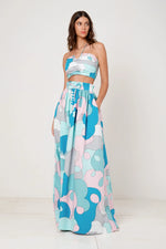 Load image into Gallery viewer, Palm Springs Drawstring Maxi Skirt
