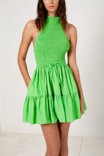 Load image into Gallery viewer, The Hills Halterneck Mini Dress
