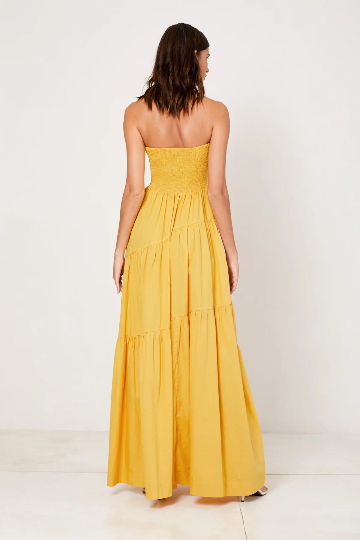 Golden State Tiered Maxi Dress