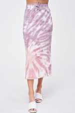 Load image into Gallery viewer, Multi Tie Dye Midi Skirt
