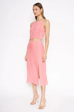 Load image into Gallery viewer, Pink Flamingo Ruched Top
