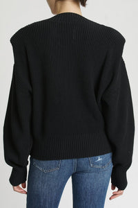 Camille Shoulder Pad Sweater