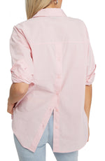 Load image into Gallery viewer, Pink Stripe Open Back Tunic
