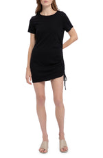 Load image into Gallery viewer, Drawstring T-shirt Dress

