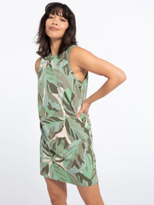 Palm Camo Tank Dress