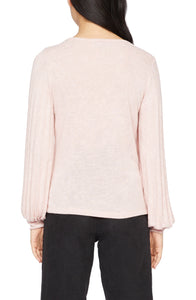 All Out Pleated Knit Top
