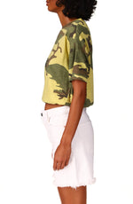 Load image into Gallery viewer, Moss Camo Drawstring Tee
