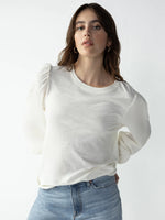 Load image into Gallery viewer, Wonderland Mixed Sleeve Top
