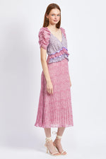 Load image into Gallery viewer, Charlotte Lilac Midi Dress
