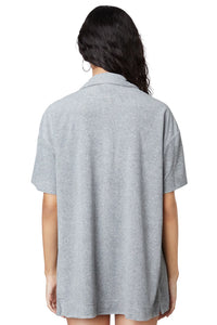 Heather Grey Terry Coverup