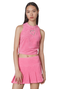 Pink Lucerne Terry Tank