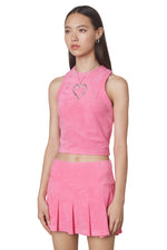 Load image into Gallery viewer, Pink Lucerne Terry Tank
