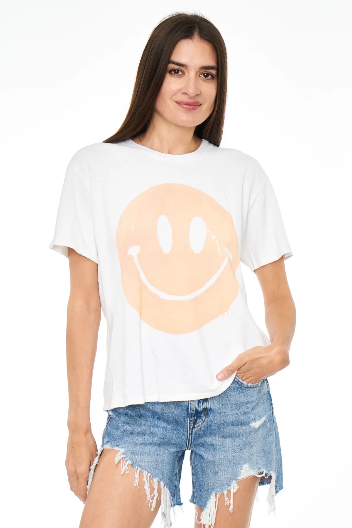Sunset Smiley Face Palmer Tee